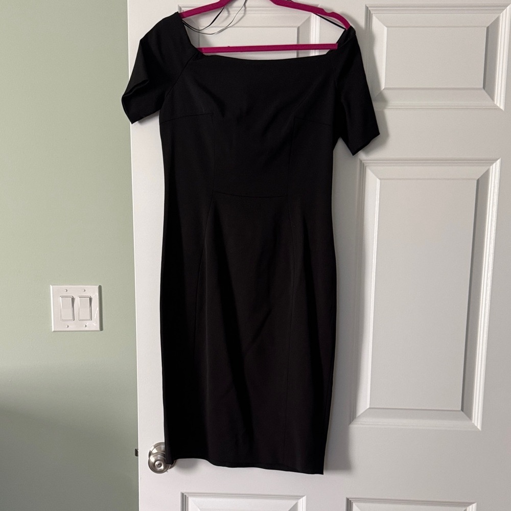 H&M Black One Shoulder Dress